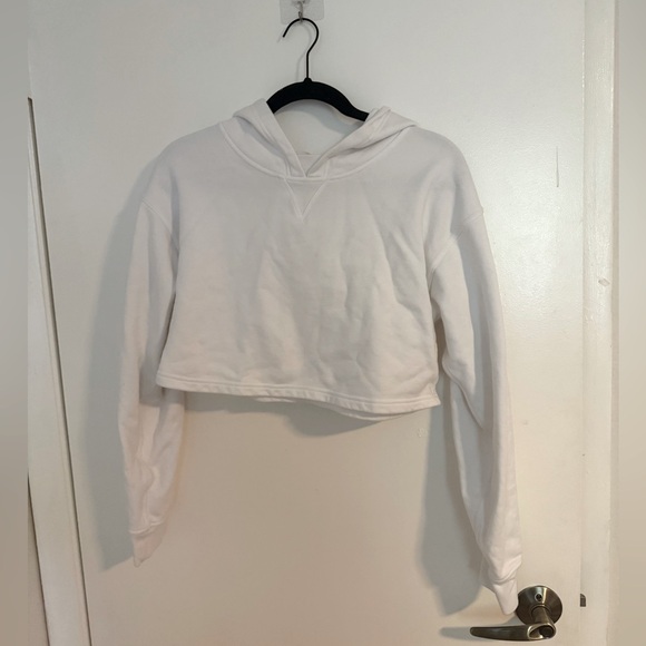Lululemon Cropped Sweatshirt with Hood - Picture 1 of 3